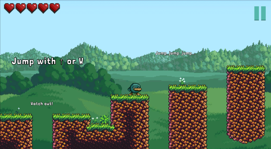 Cynory Screenshot - Jumping platforms